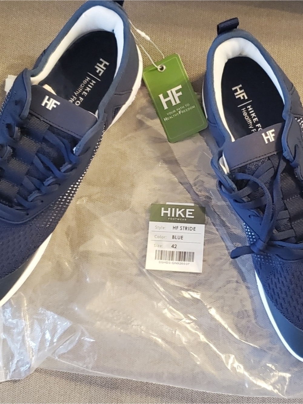 HIKE HF Stride Men's Blue Athletic Sneakers EU42